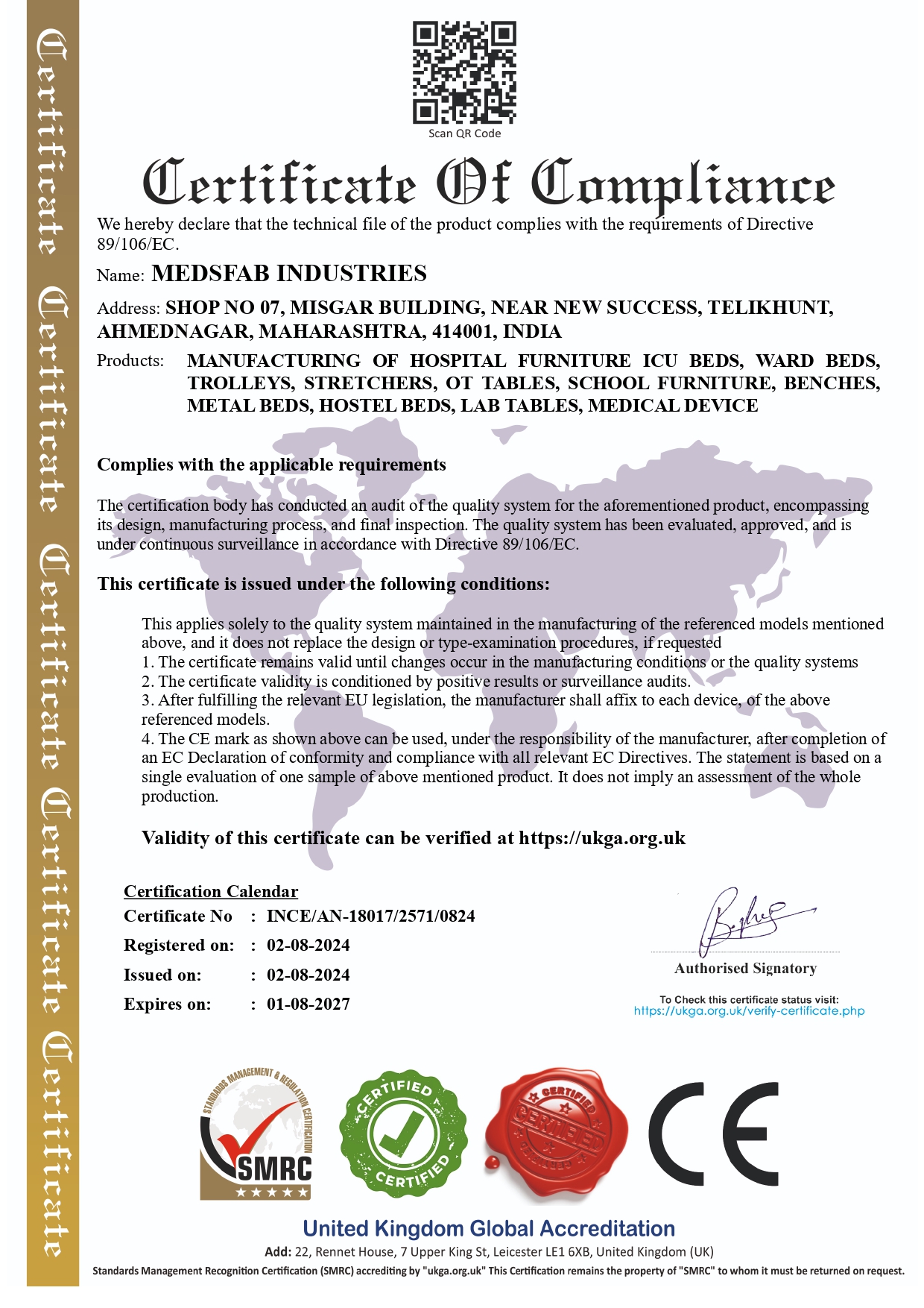 CE Certificate