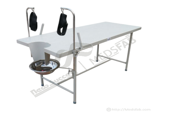8841 EVIDENT SIMPLEX LABOR TABLE POWDER COATED TROLLEY’S