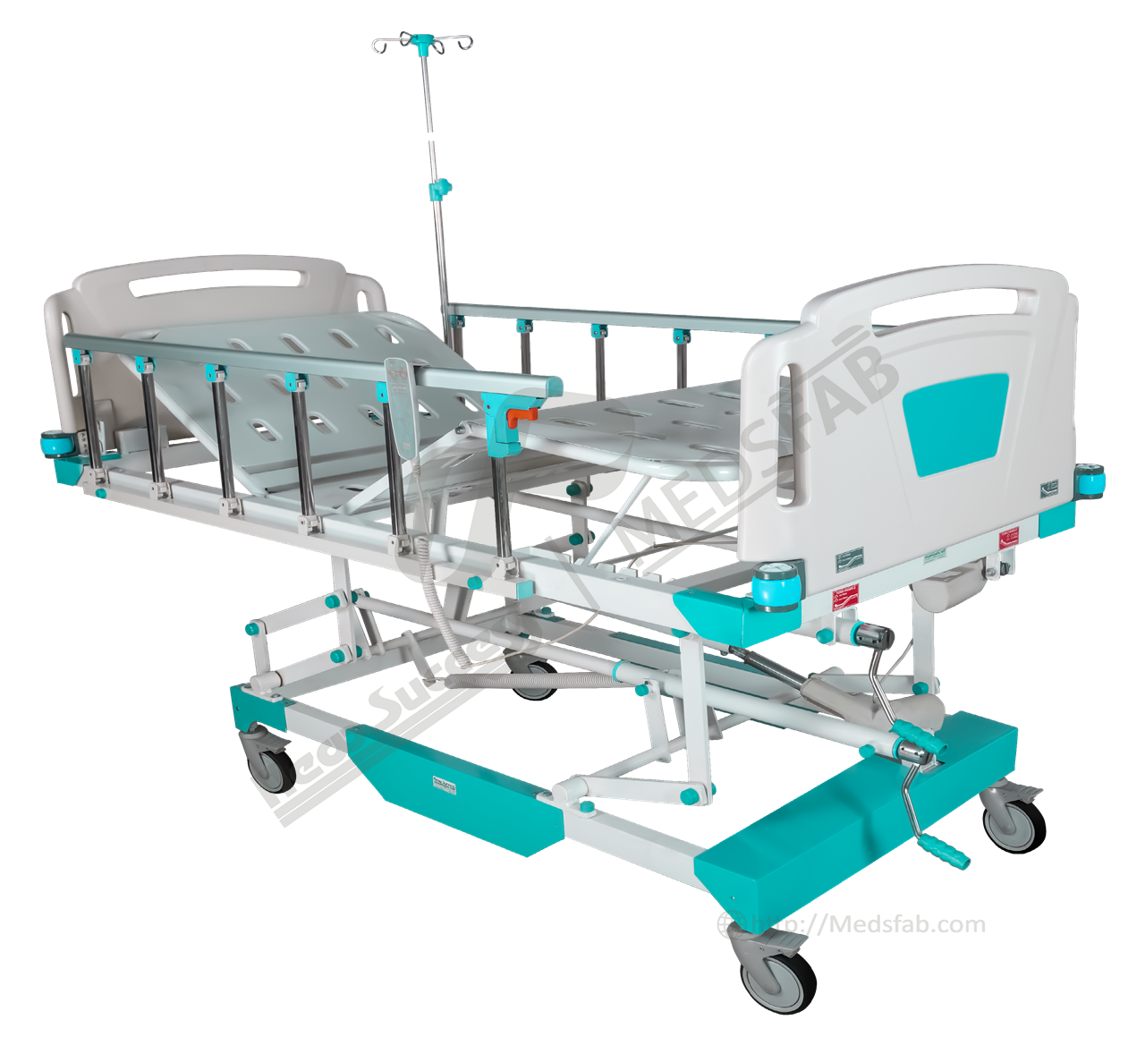 1146 Semi electric icu bed abs bows