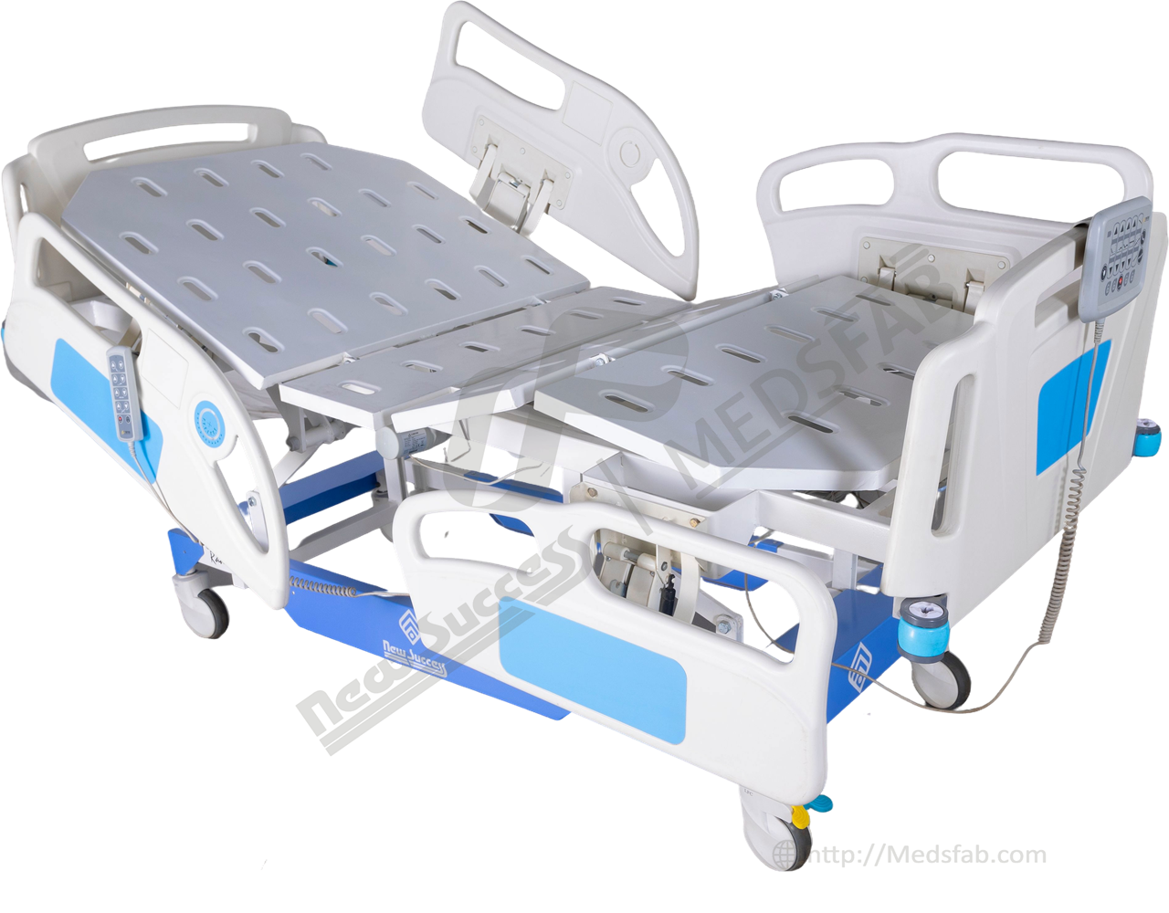 1146 Semi electric icu bed abs bows