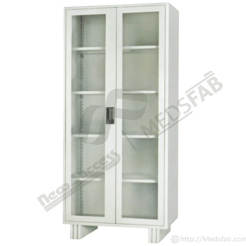 0663 O.T. Instruments Cabinet Double Door Powder Coated