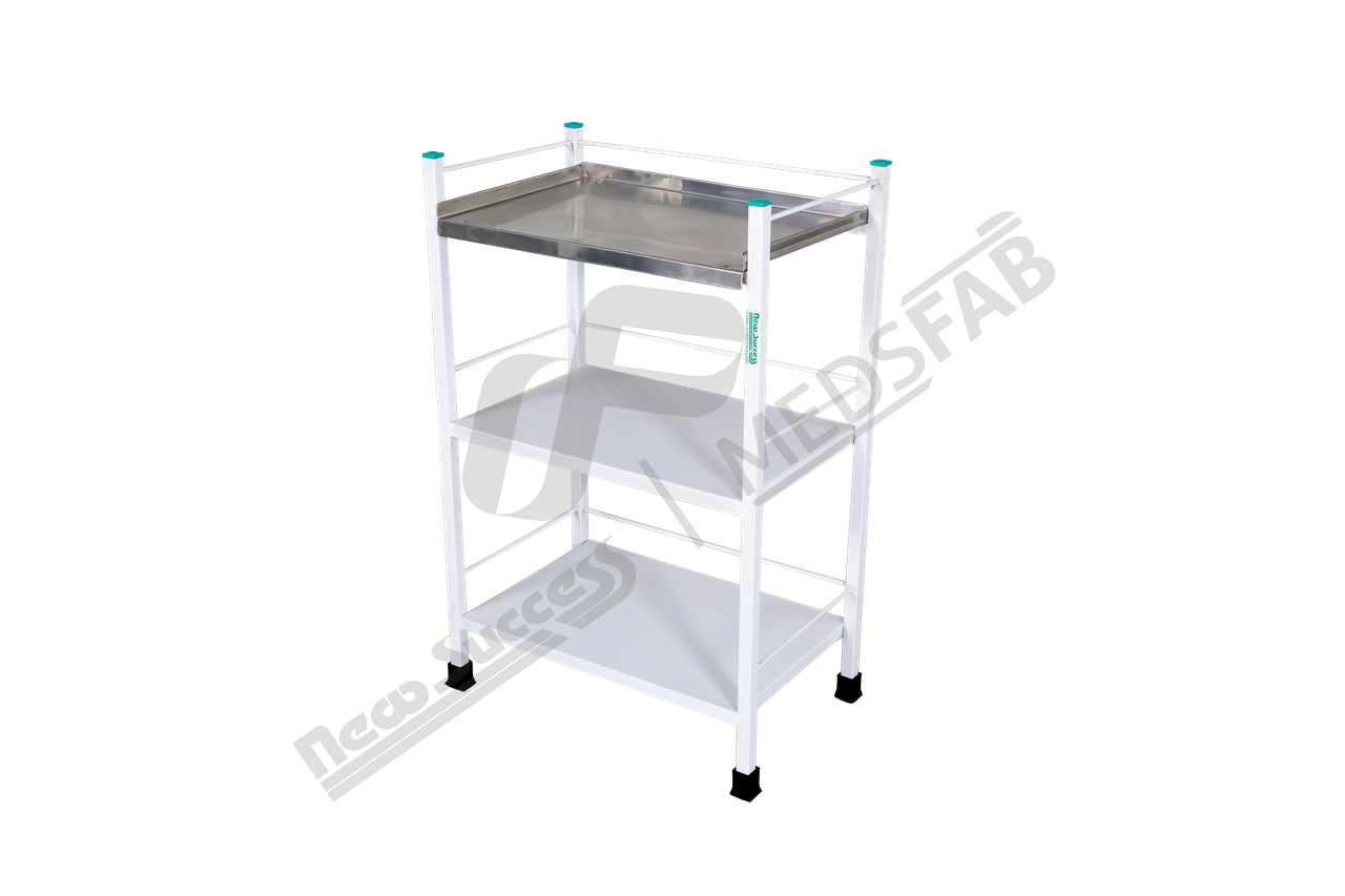 6010	BED SIDE TROLLEY S.S.TOP 