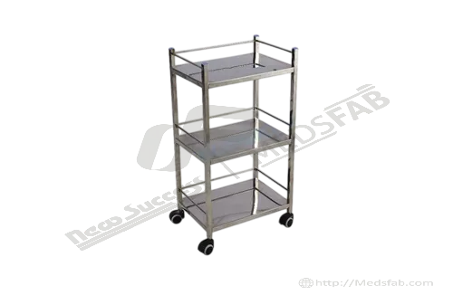 6011	BED SIDE TROLLEY FULL S.S.  