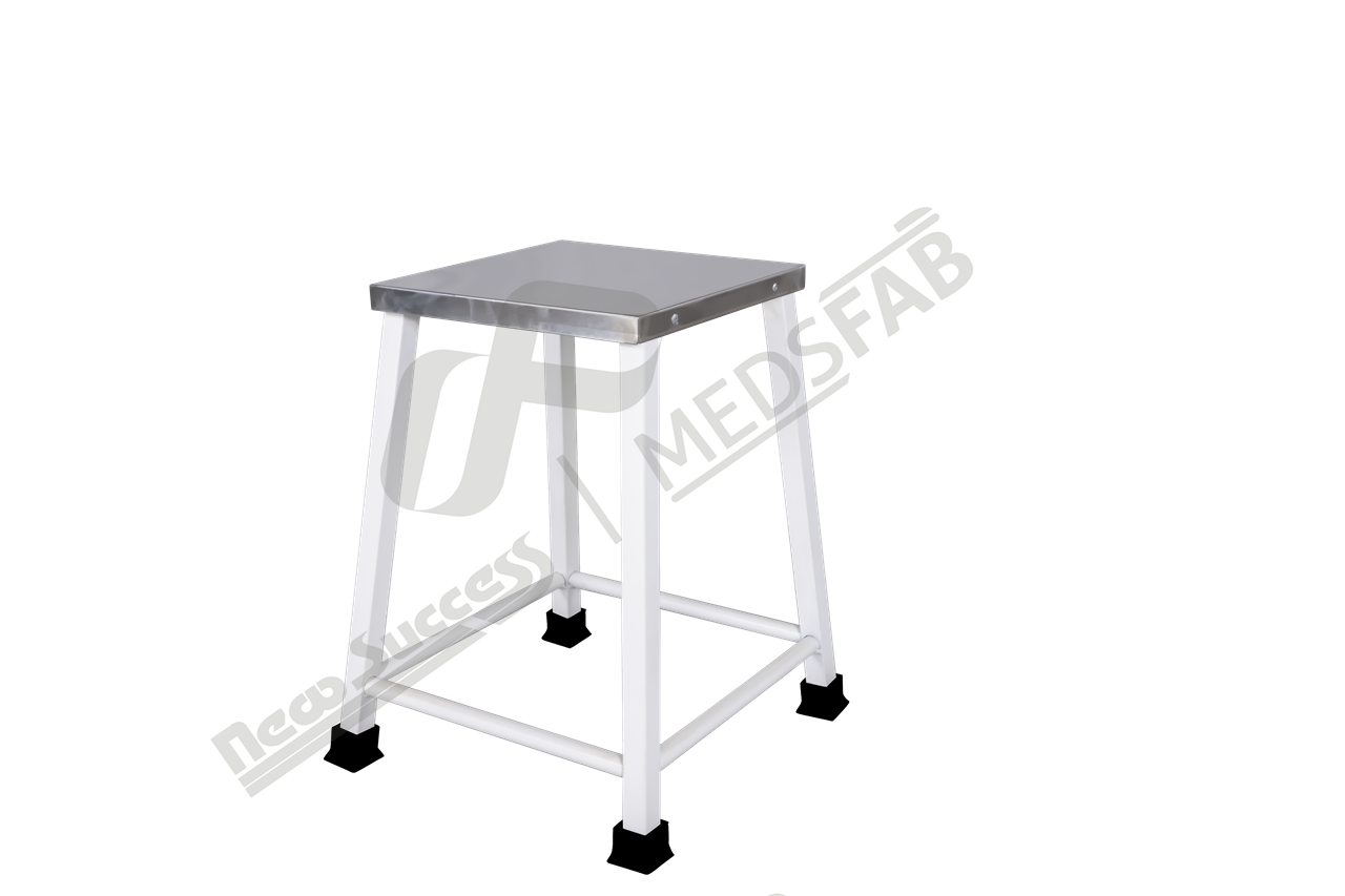 6018 BED SIDE STOOL S.S.TOP