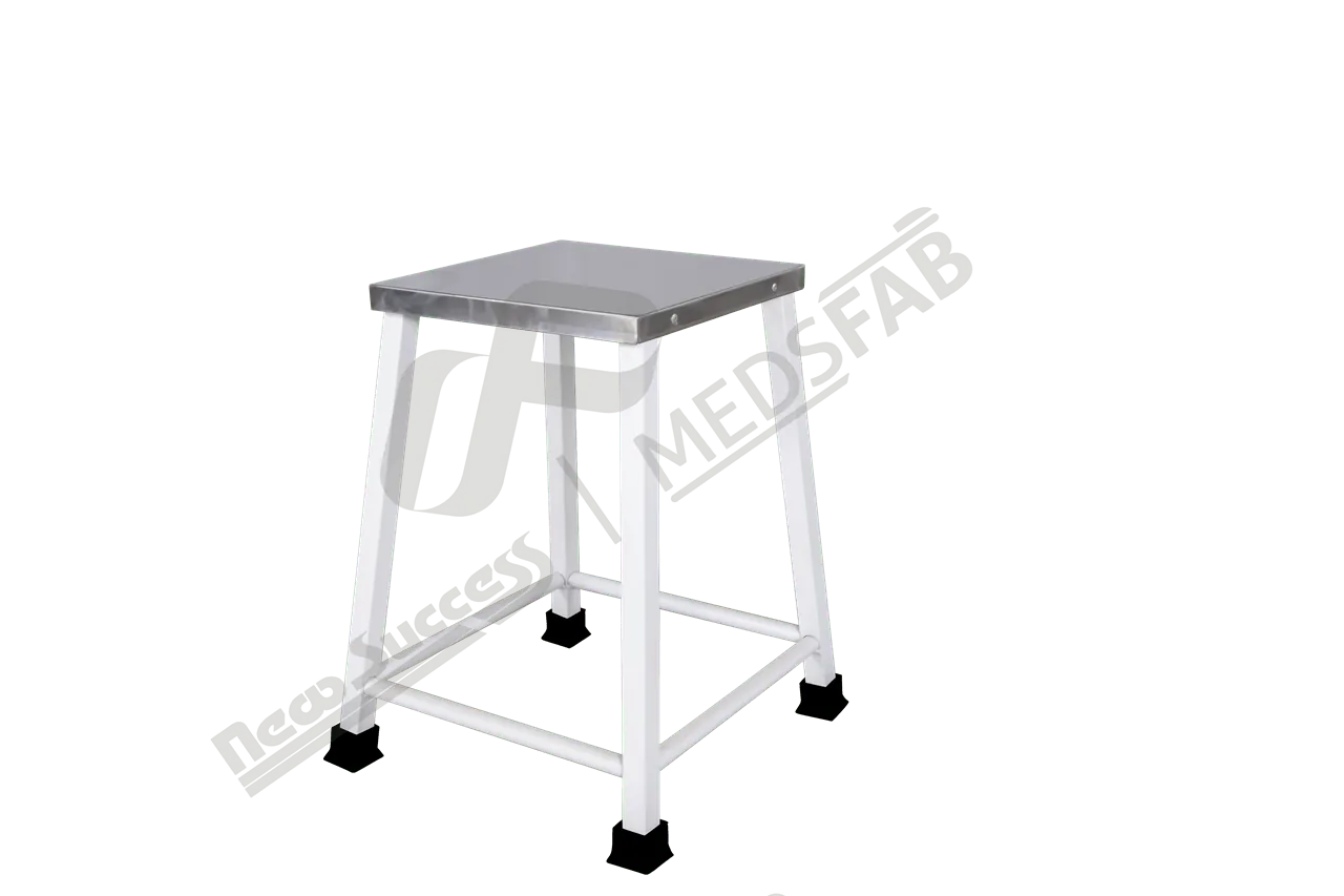 6018 BED SIDE STOOL S.S.TOP