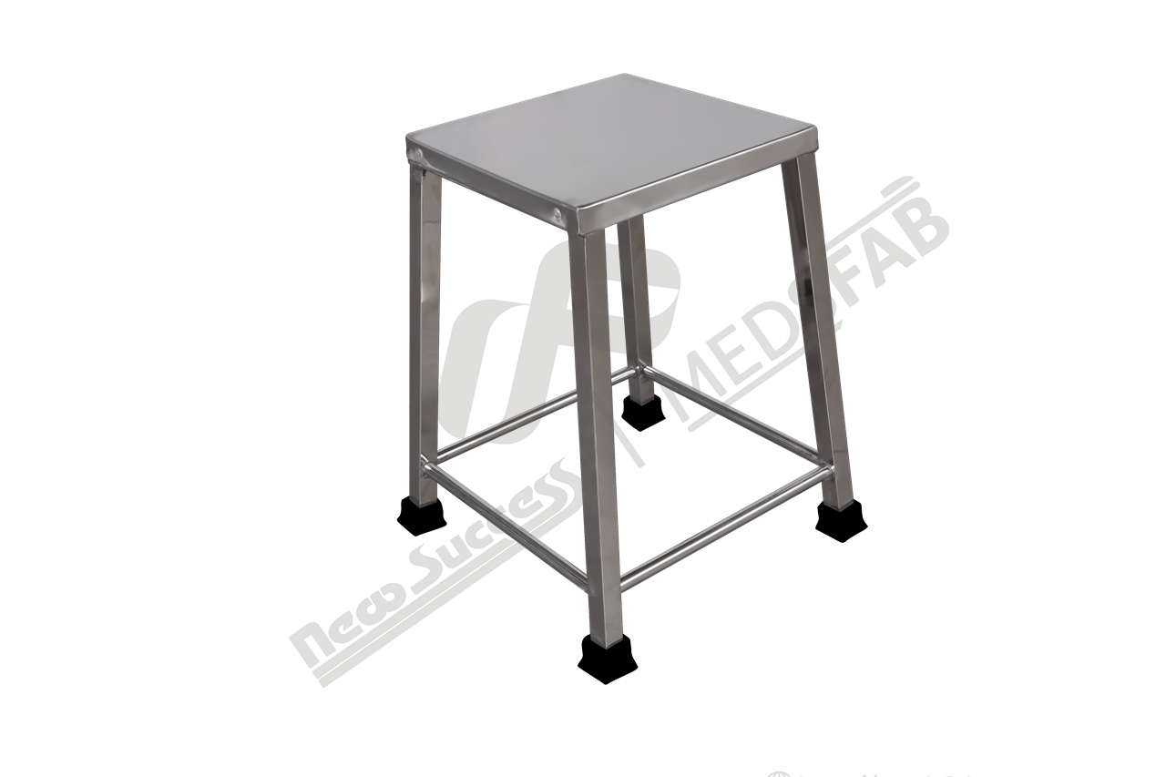 6019 BED SIDE STOOL FULL S.S