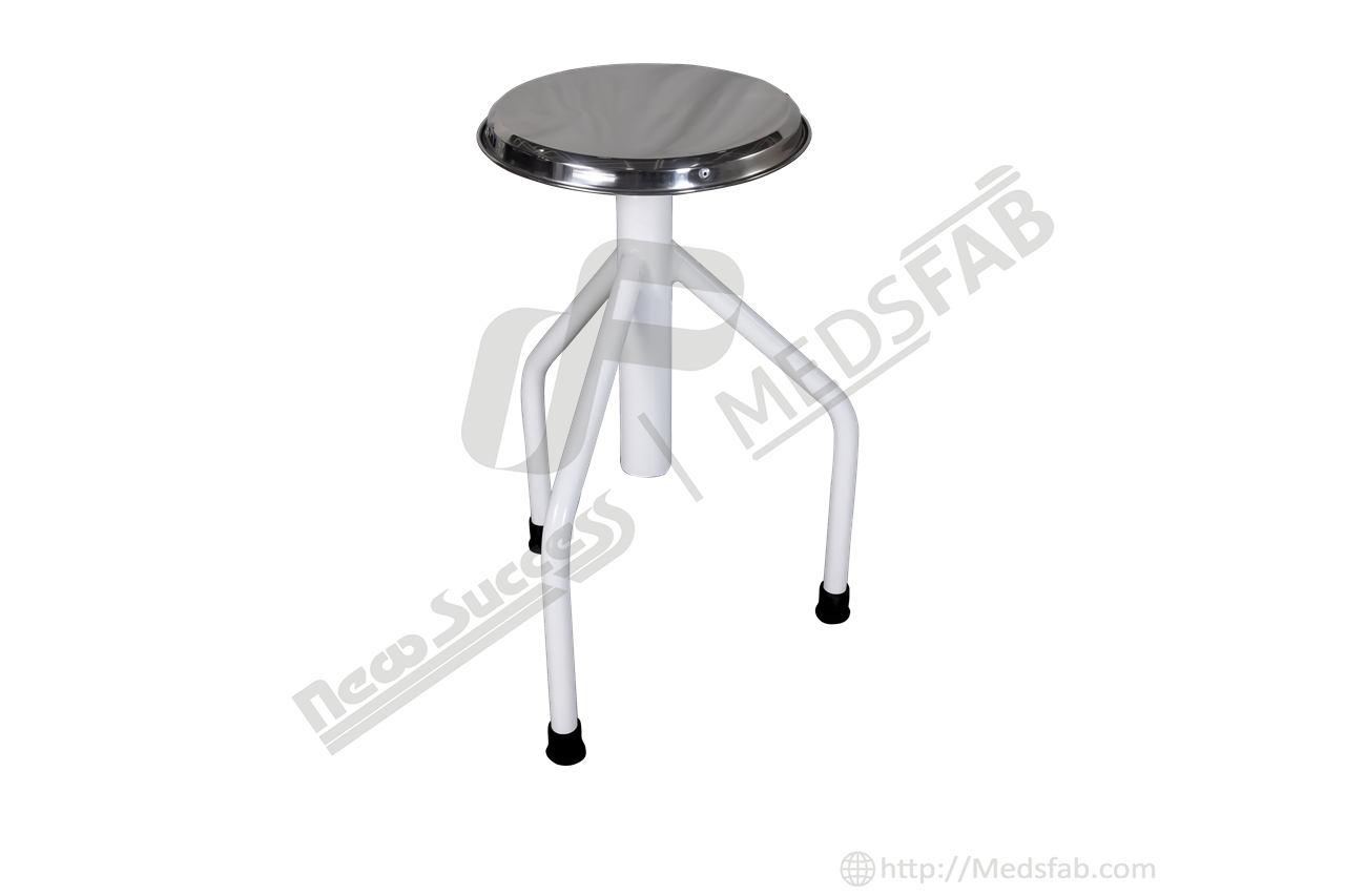 6022 REVOLVING STOOL THREE LEGS S.S.TOP 