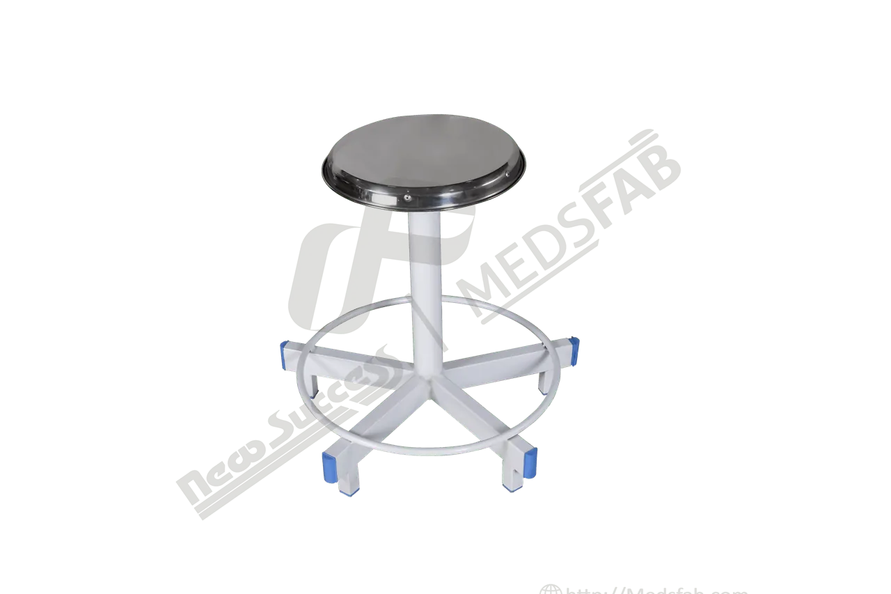 6023 REVOLVING STOOL FIVE LEGS S.S.TOP