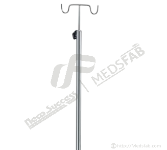 6035	I.V.STAND TELESCOPIC BED ATTACHED COMPLETE S.S  