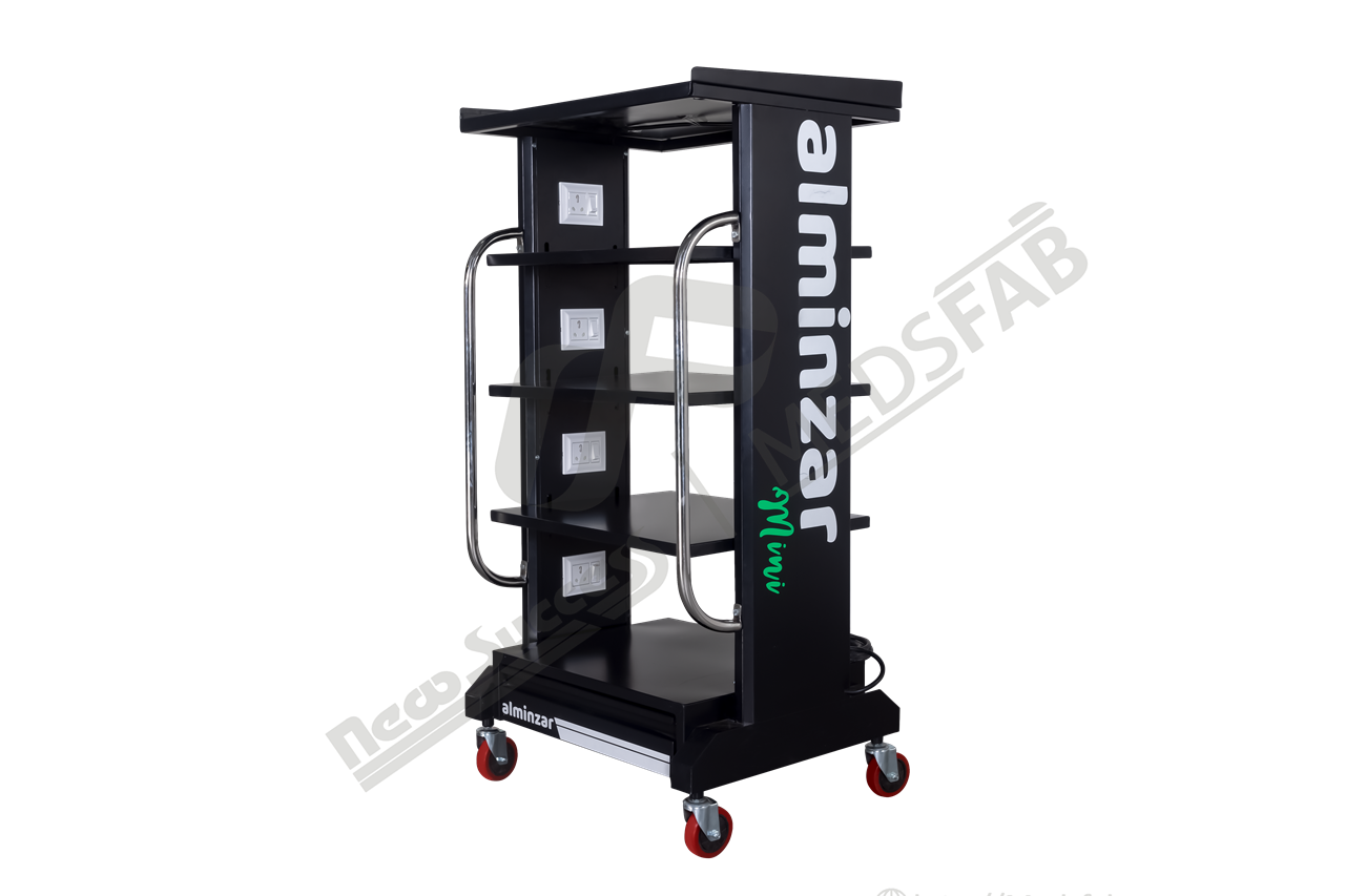 9105 LAPAROSCOPIC ENDOSCOPY TROLLEY POWDER COATED