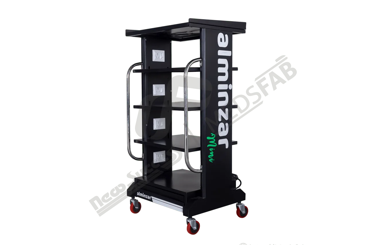 9105 LAPAROSCOPIC ENDOSCOPY TROLLEY POWDER COATED