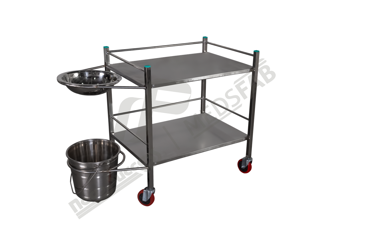 9109 DRESSING TROLLEY FULL S.S 