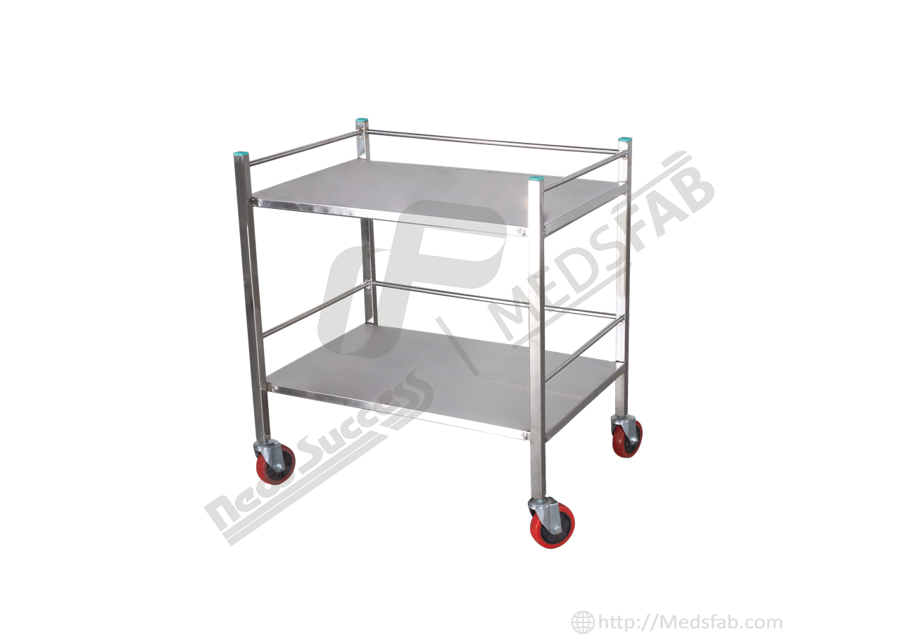 9111 INSTRUMENT TROLLEY FULL S.S