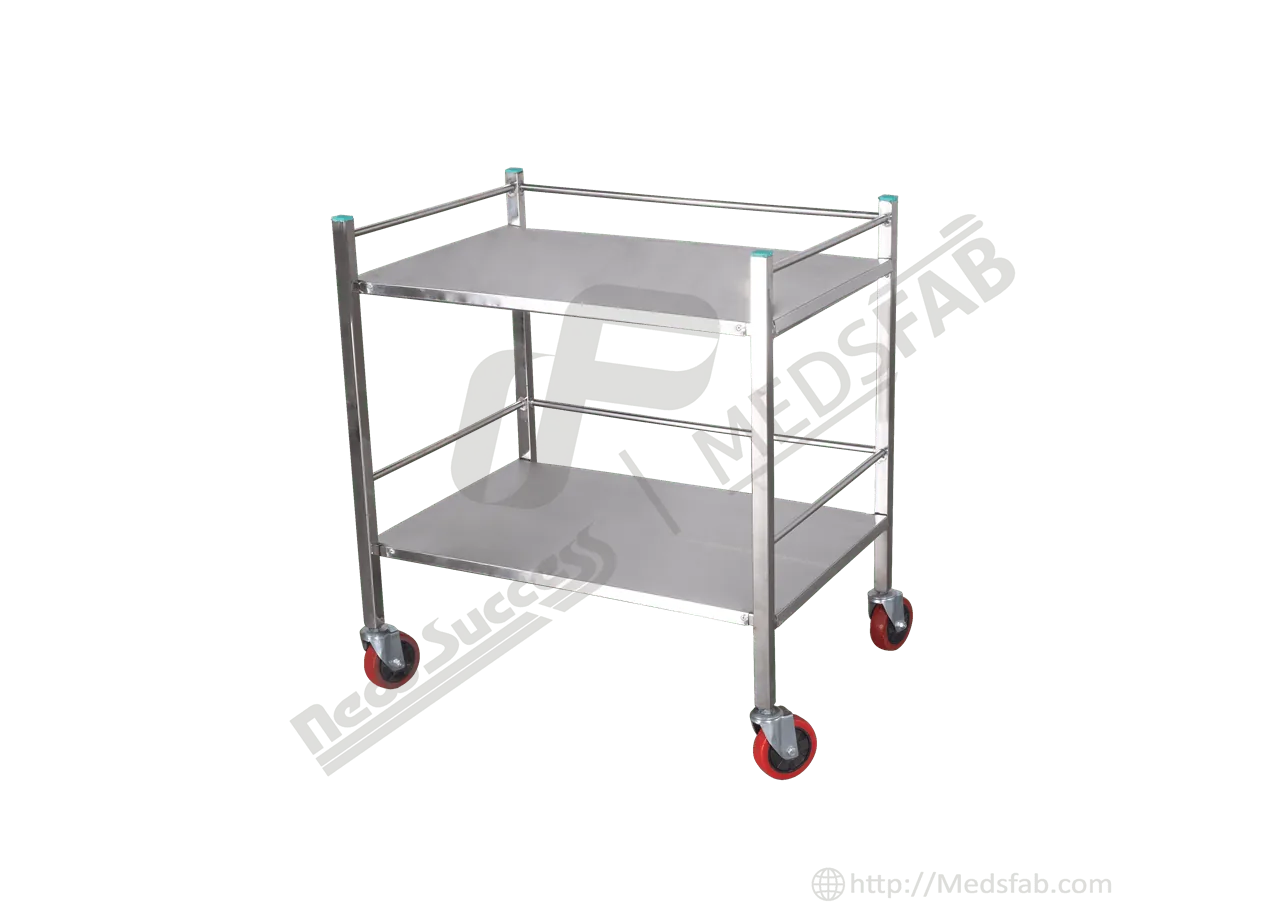 9111 INSTRUMENT TROLLEY FULL S.S