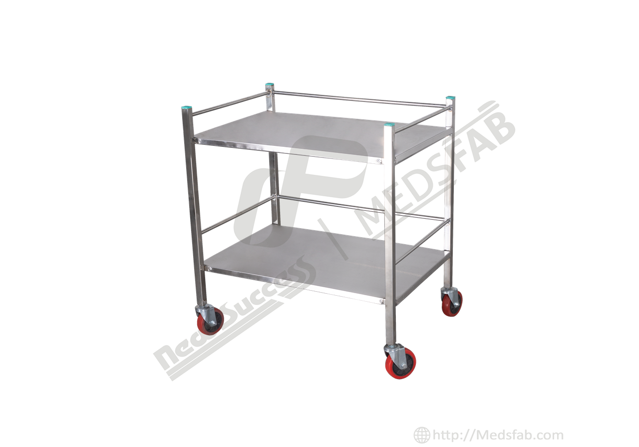 9113 INSTRUMENT TROLLEY FULL S.S. (large)