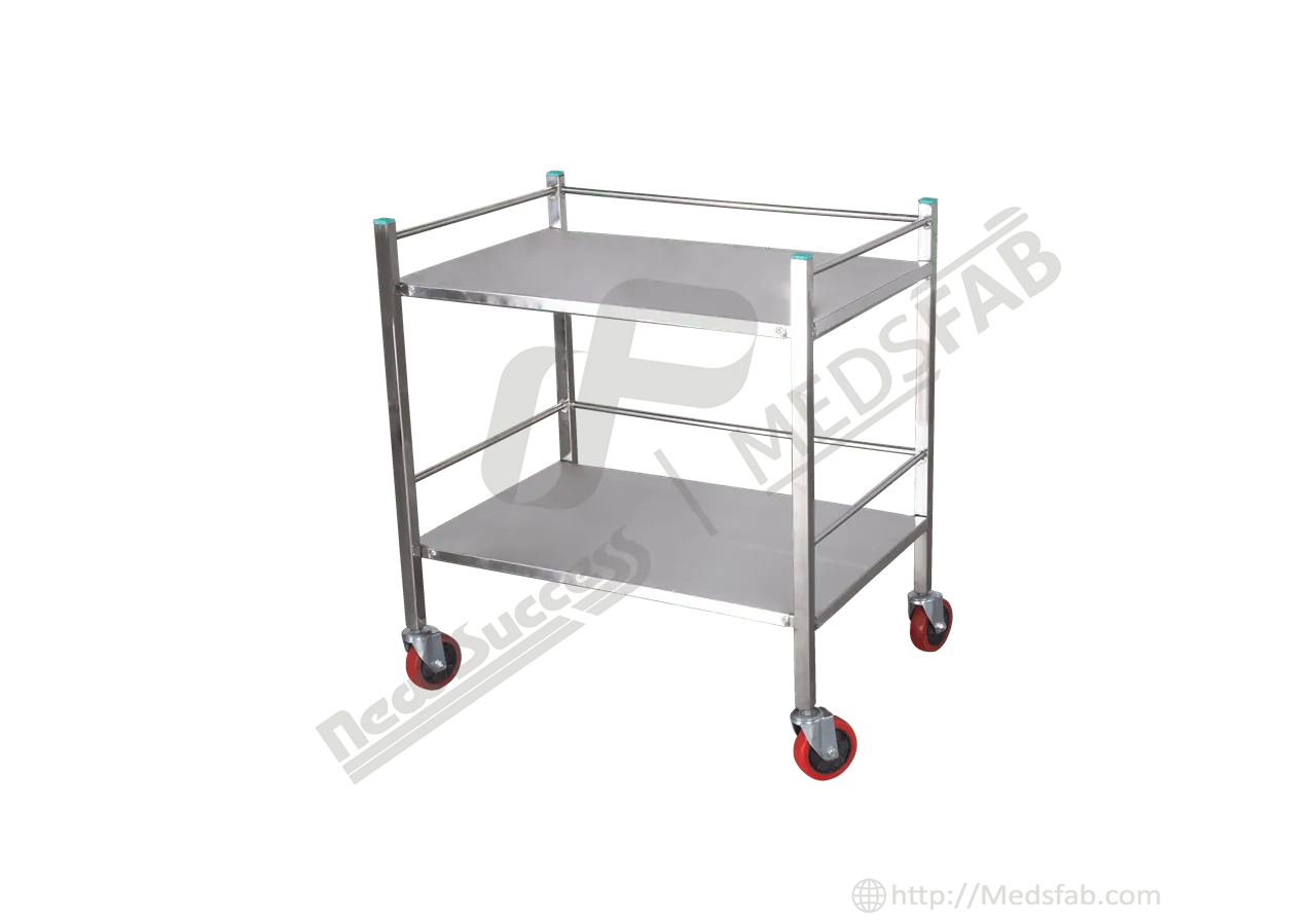 9113 INSTRUMENT TROLLEY FULL S.S. (large)