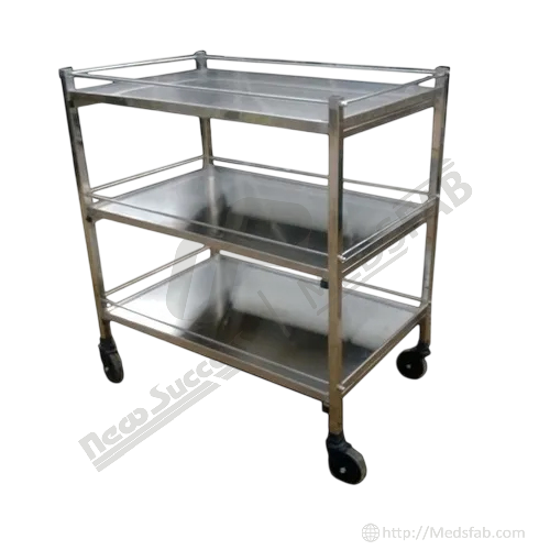 9114 INSTRUMENT TROLLEY FULL S.S. (large)