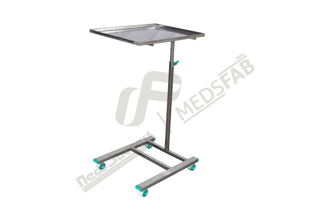 9117 MAYO’S TROLLEY SINGLE PILLAR FULL S.S 