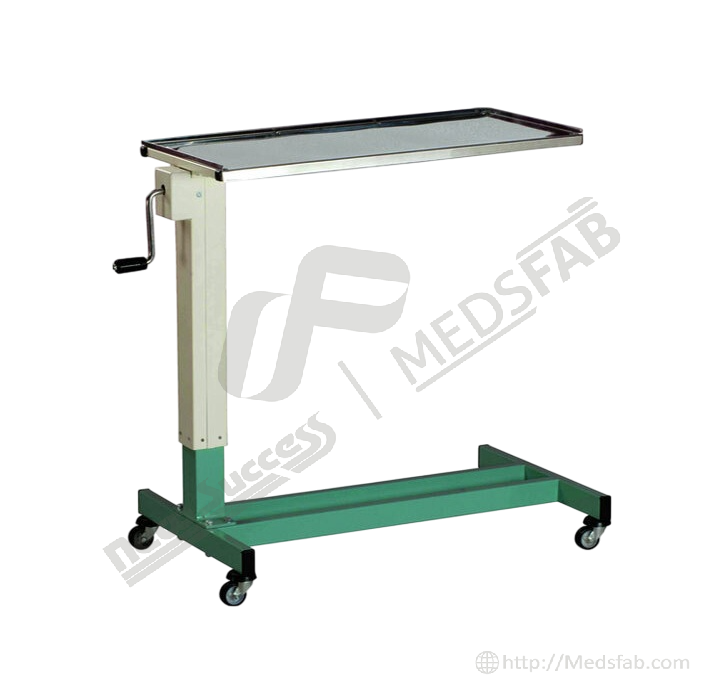9123 OVER BED TROLLEY HEIGHT ADJUSTABLE GEAR TYPE 