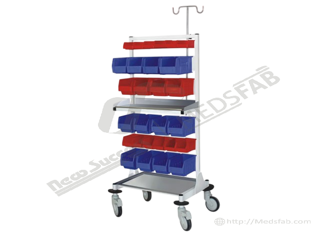 9137 MULTIPLE BINS TROLLEY