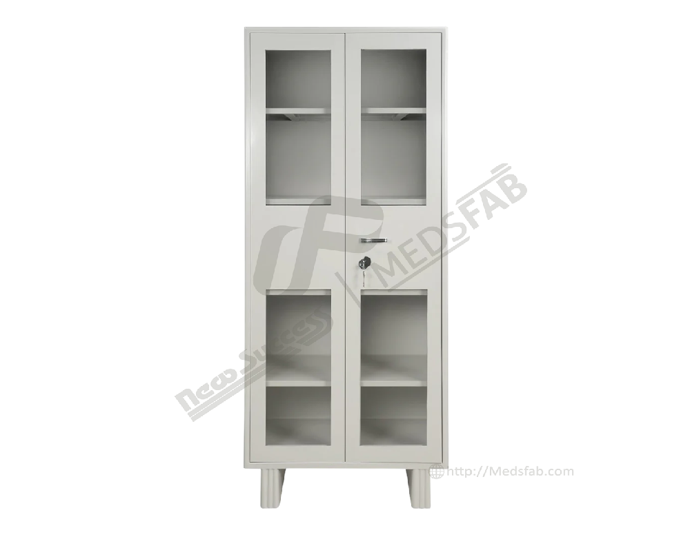 MFSR4005 Glass Storage Cupboard with Locker