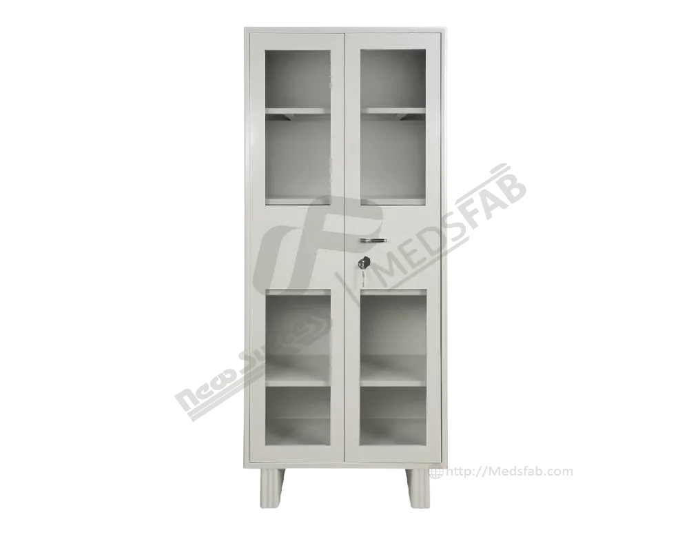 MFSR4005 Glass Storage Cupboard with Locker